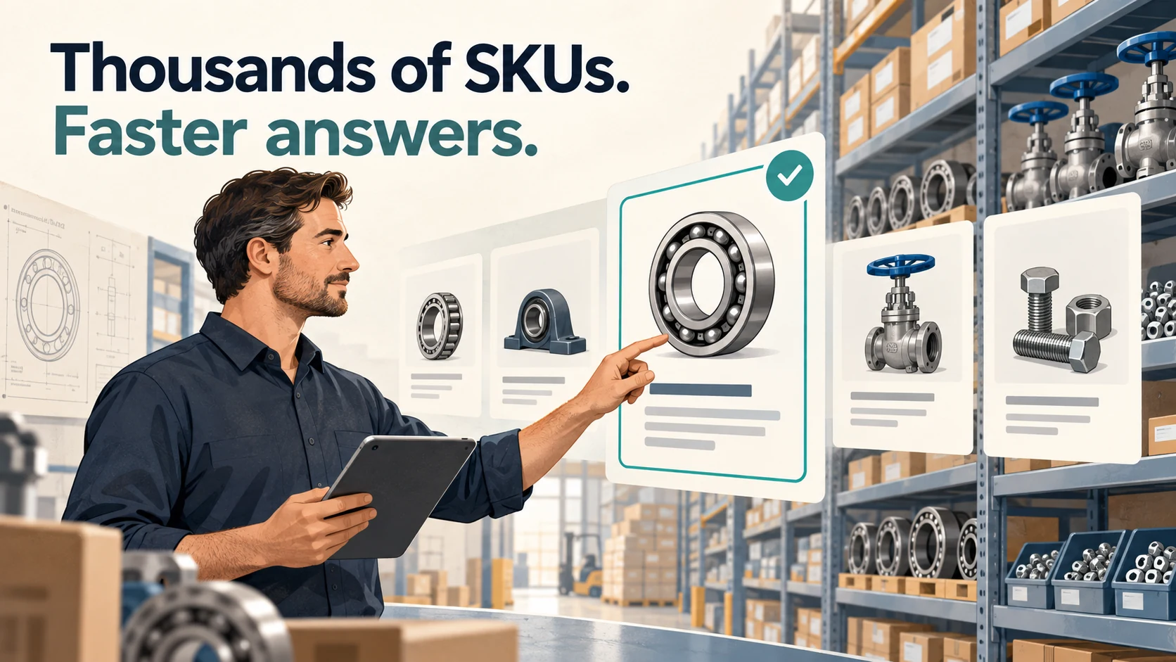 How to manage thousands of SKUs without slowing down your sales team